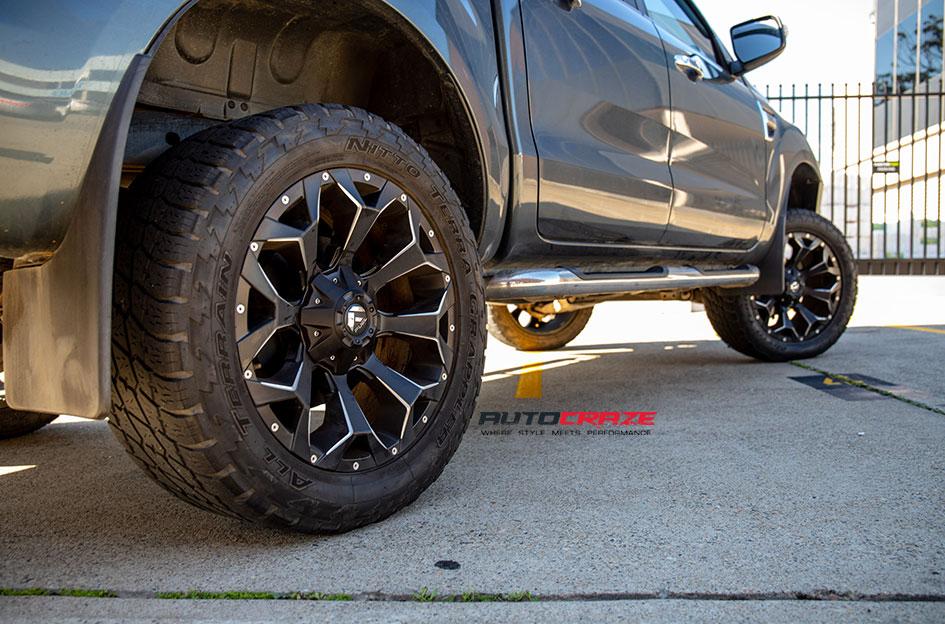 FORD RANGER ASSAULT GLOSS BLACK MILLED ACCENTS